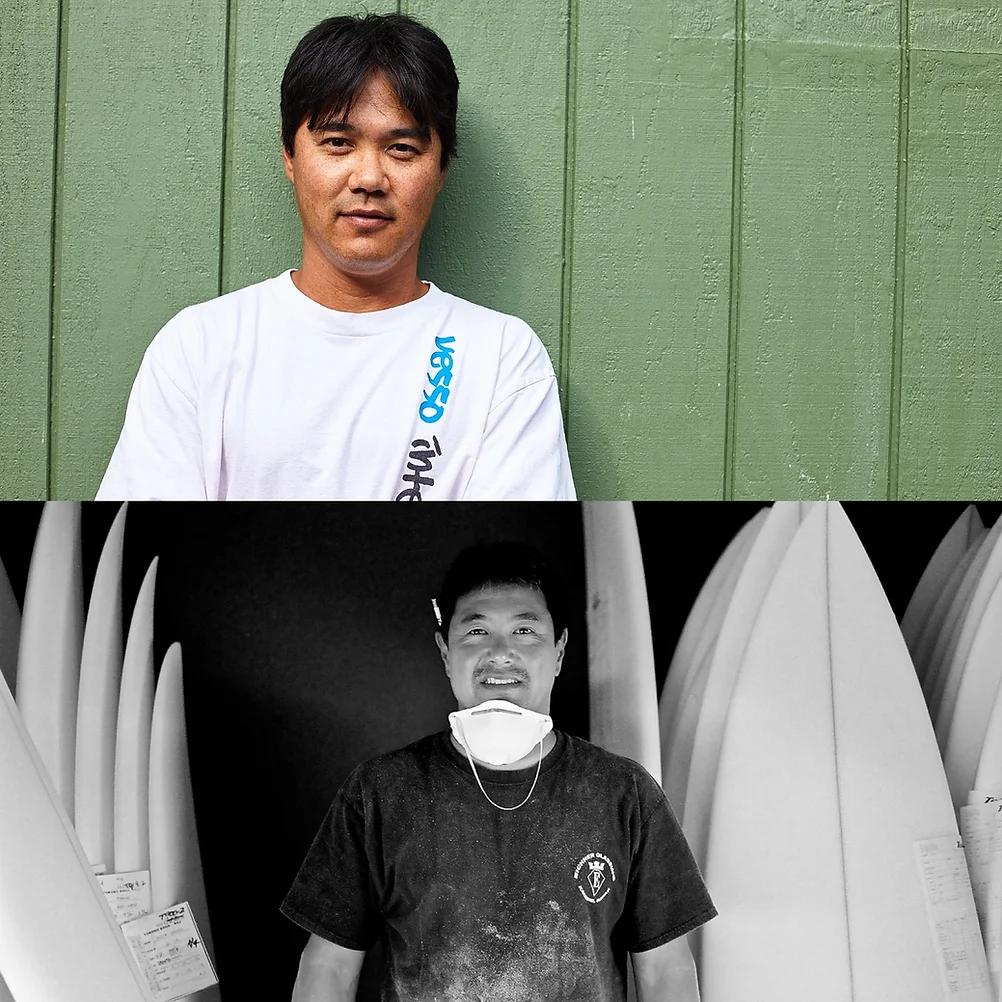 Wade (bottom) and Kerry (top) Tokoro, photos courtesy of Shaper Made