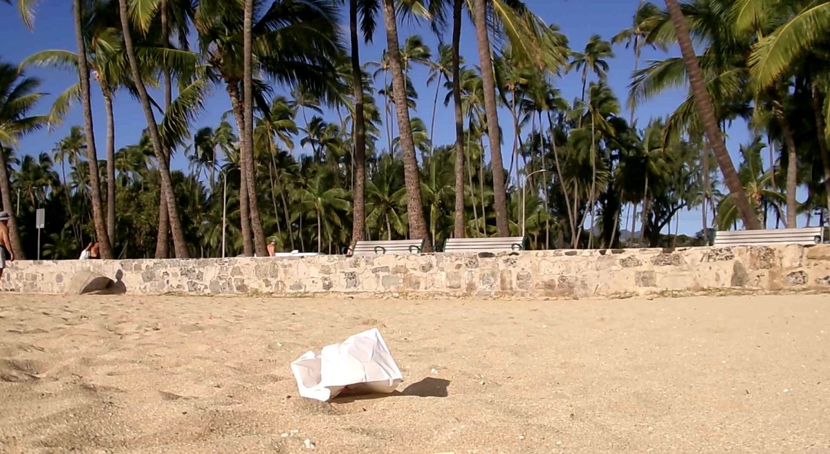 Trash found at Kaimana Beach