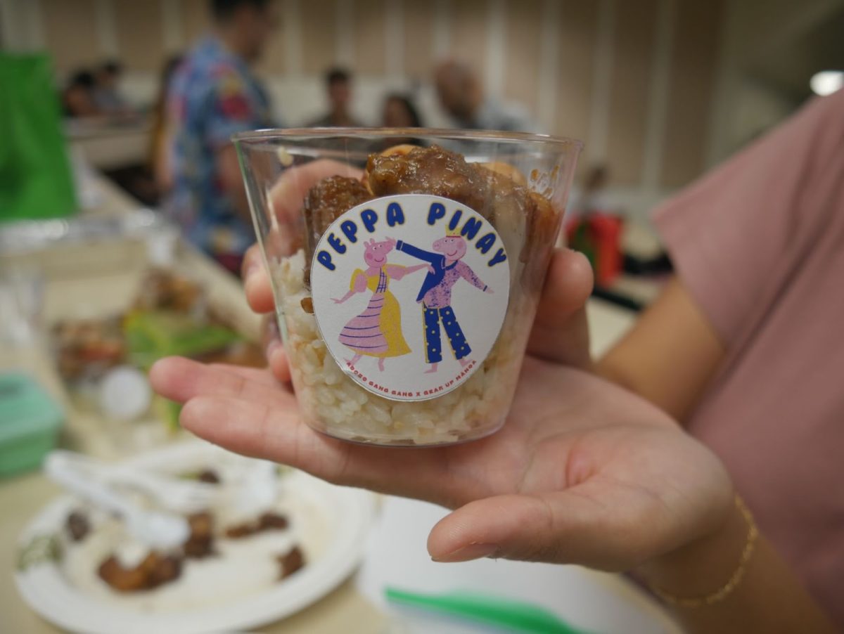 Third-place winner Peppa Pinay’s adobo