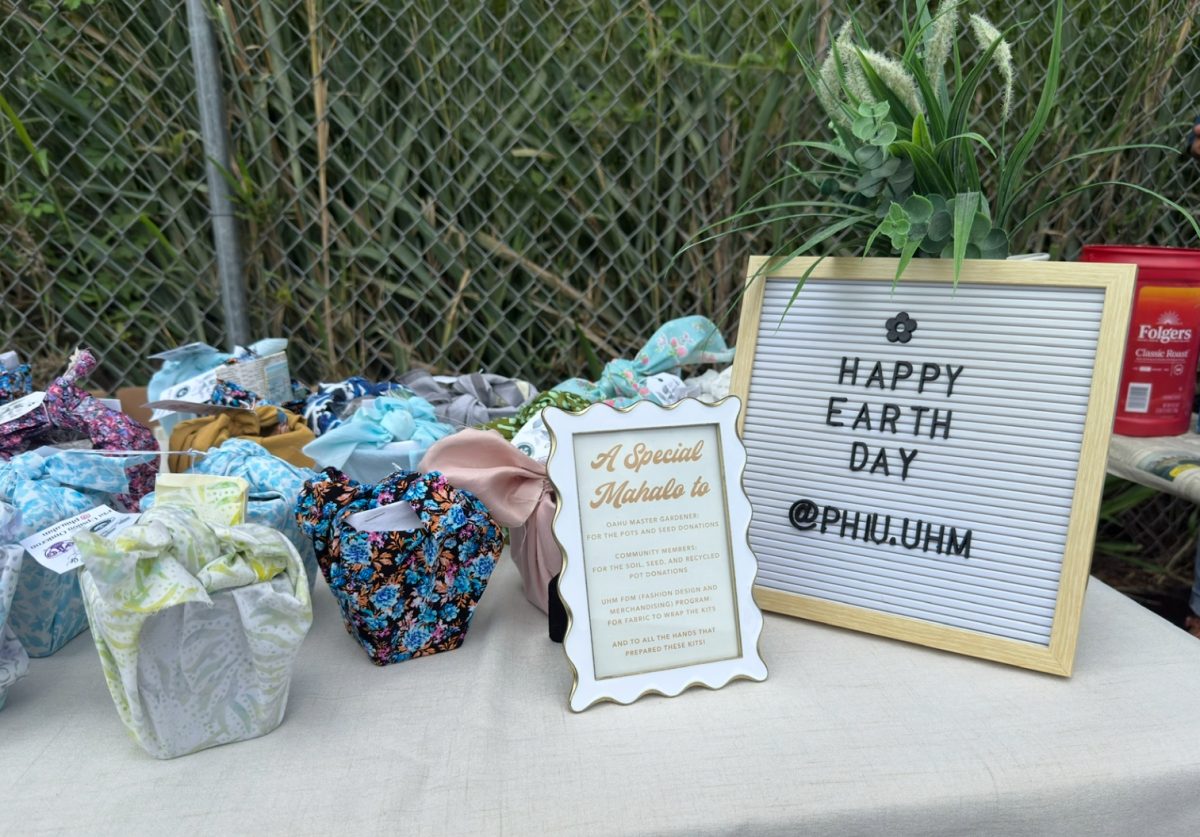 Phi U’s table at Earth Day Event.