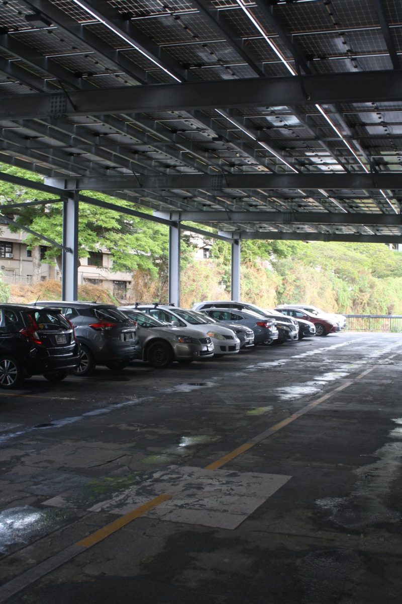 Cars parked on UH campus, Zone 20