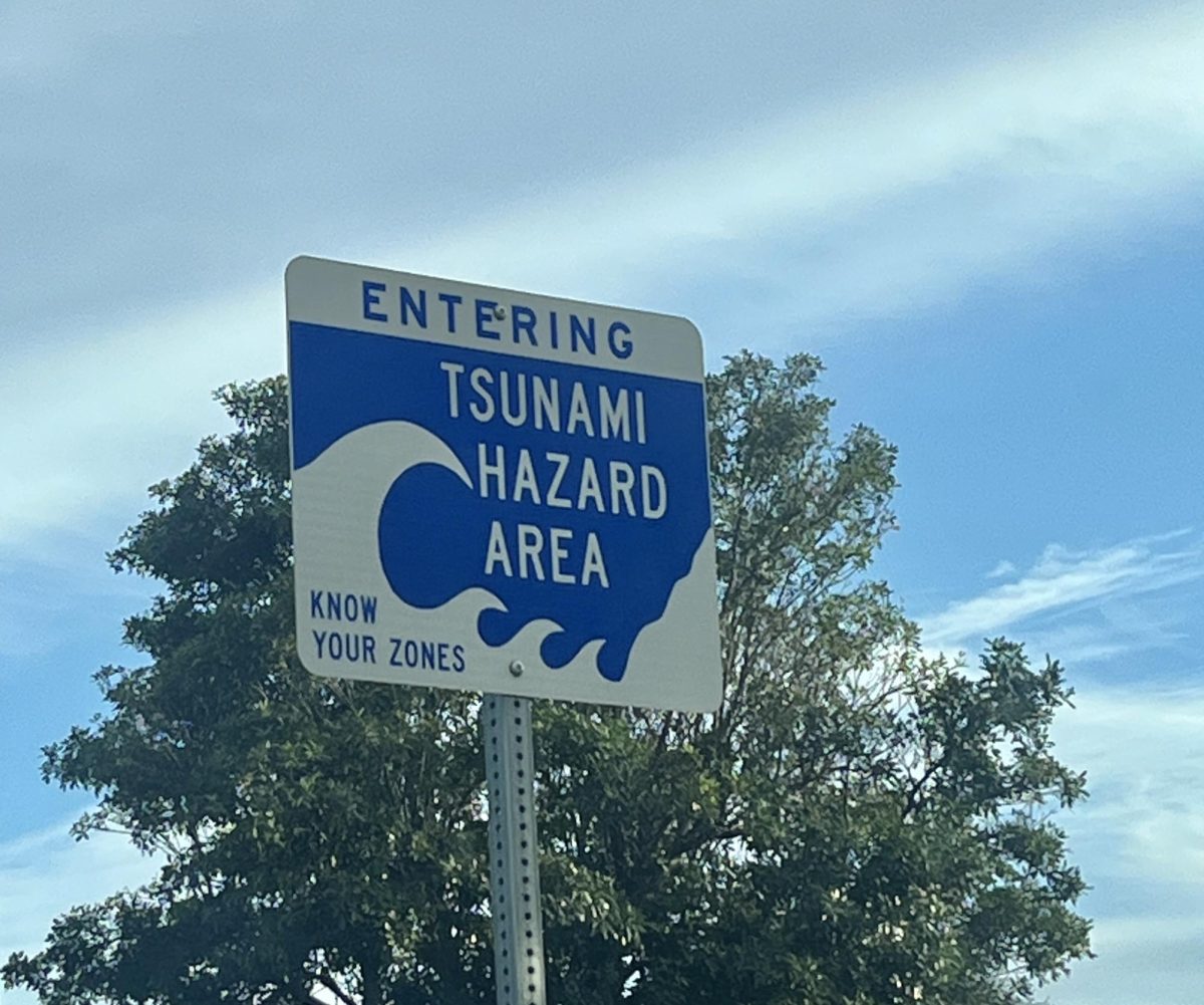 Hawai'i Tsunami Hazard Area Sign