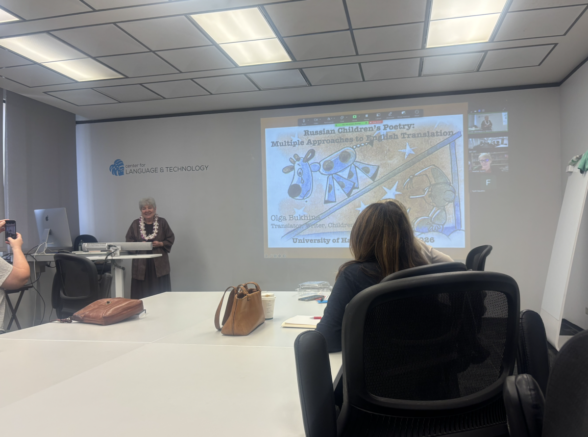 Olga Bukhina lectures about translation from Russian to English.