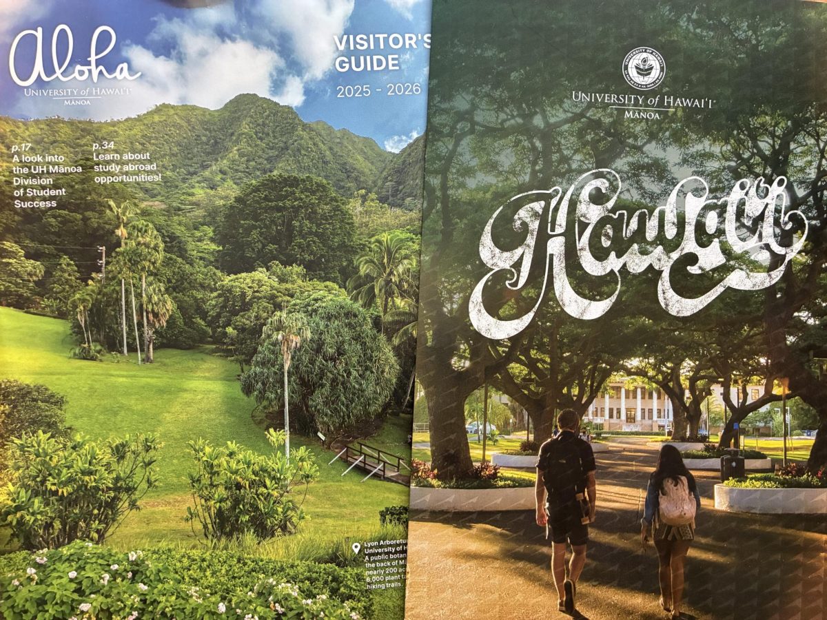 On the left is a visitors guide tailored for mainland students. On the right is the informational brochure for local and neighboring island students. 